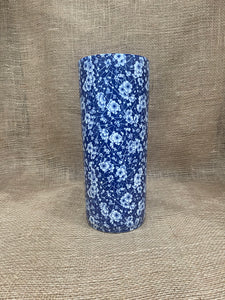 Blue & White Chinoiserie Vase, Medium