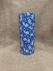 Blue & White Chinoiserie Vase, Medium