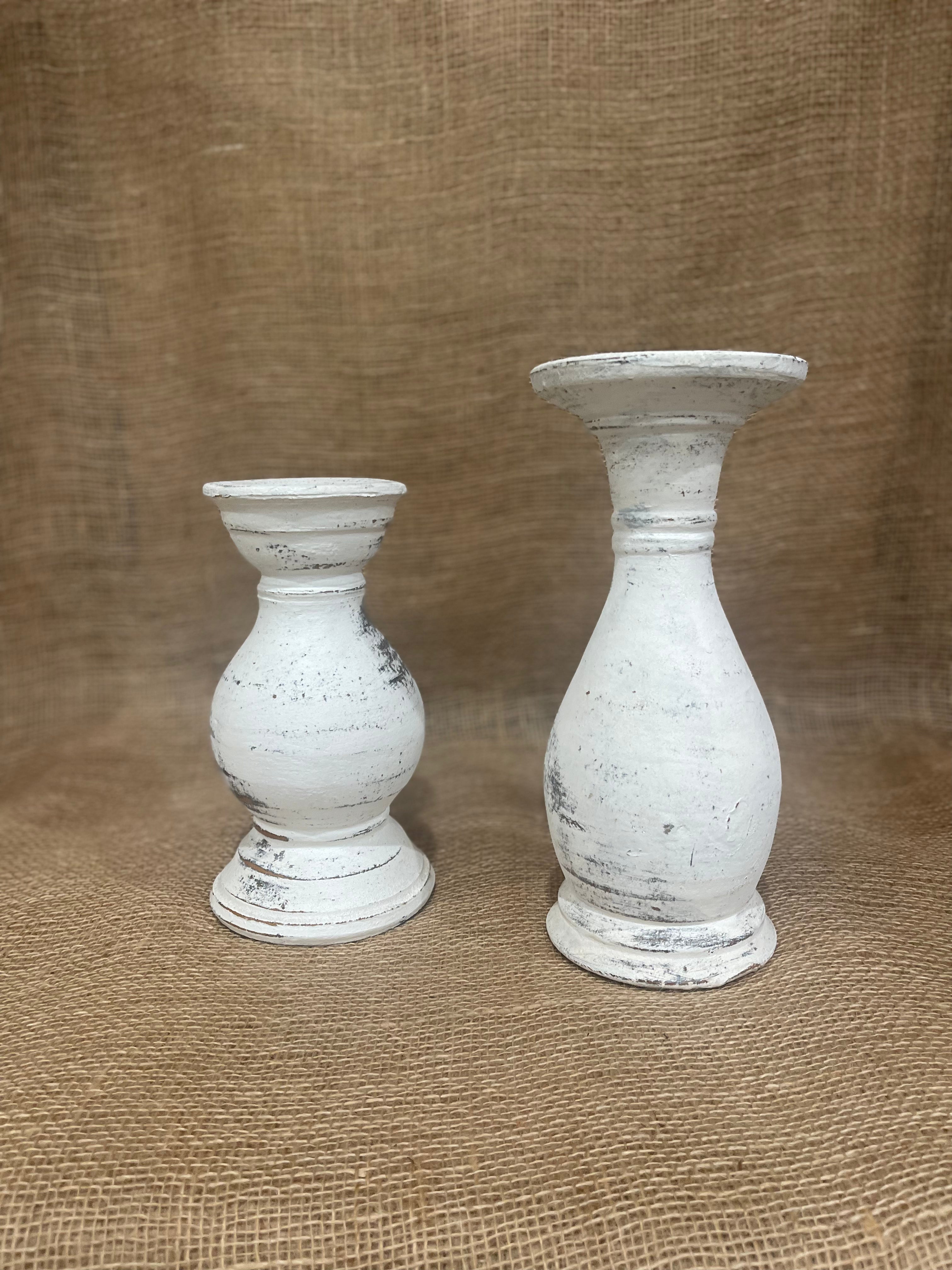 Wooden Pillar Duo