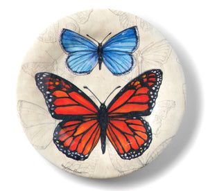 Field Guide Butterfly Bamboo Salad Plate