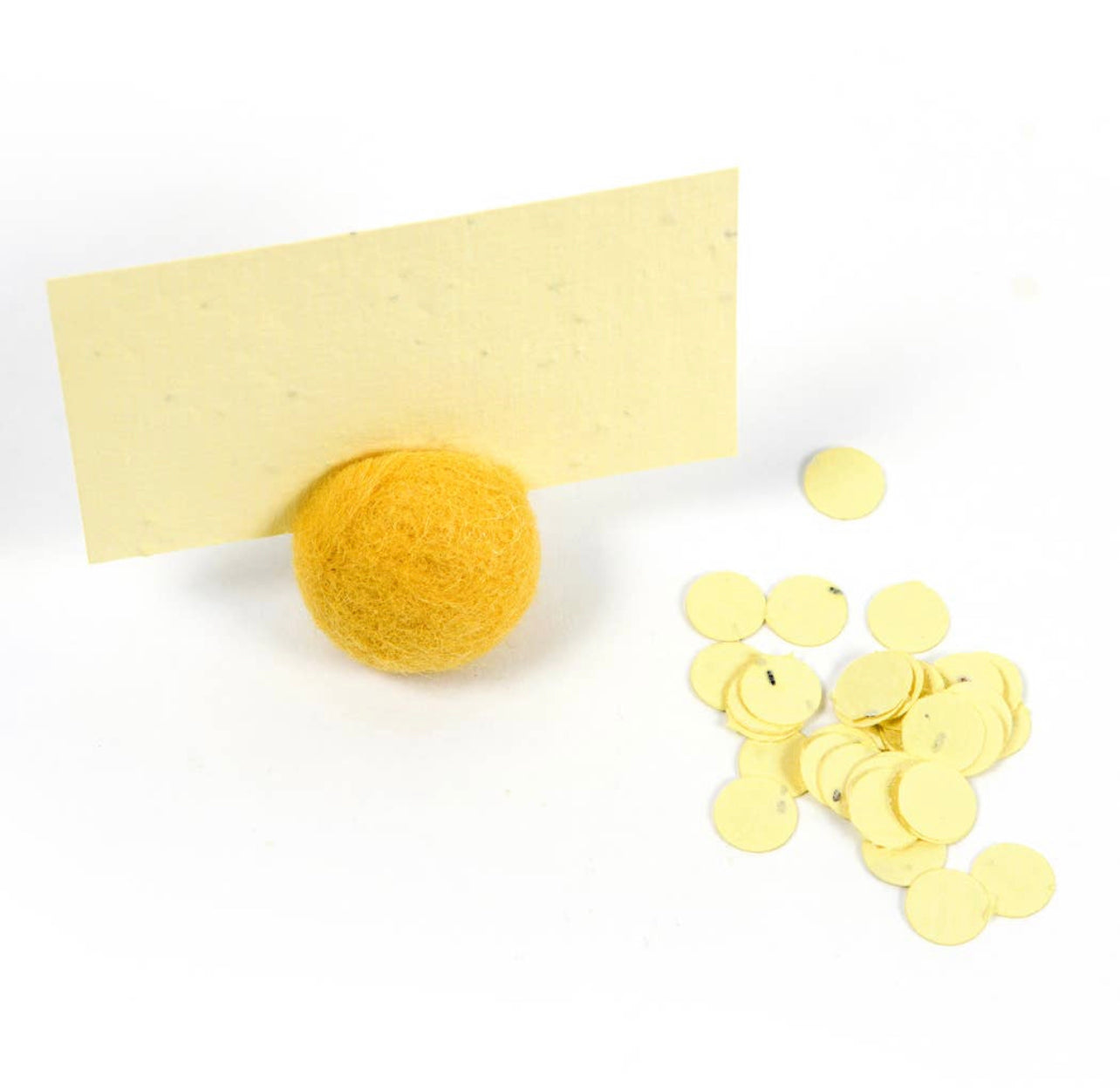 Wildflower Seed Place Cards - Lemon