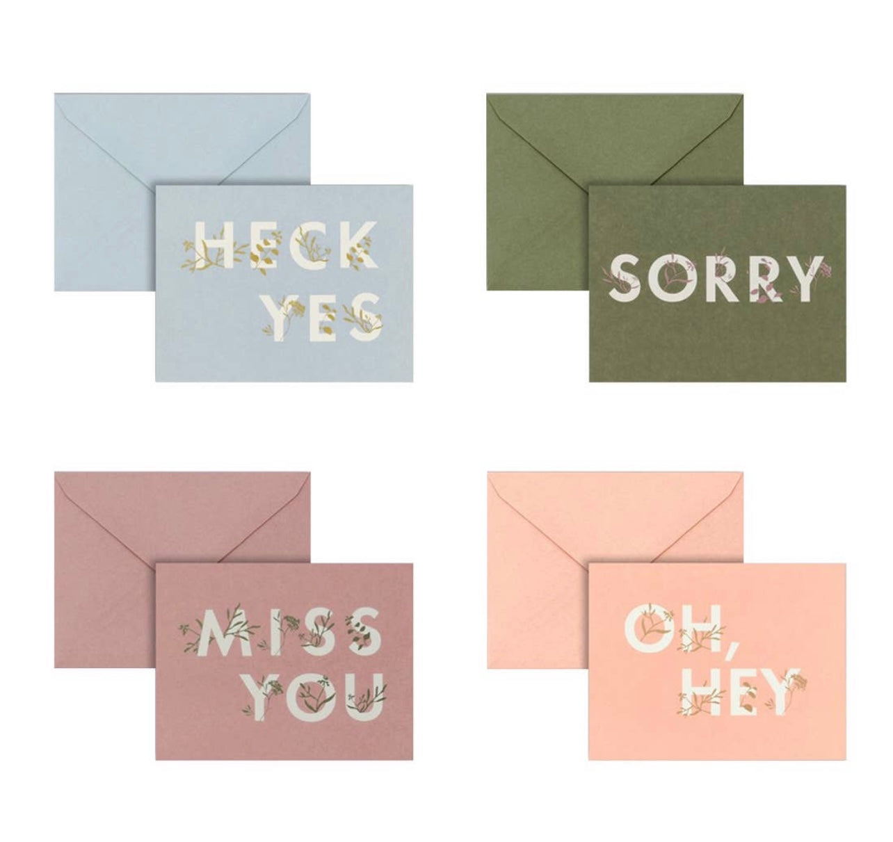 Floral Pick Me Up Card Set