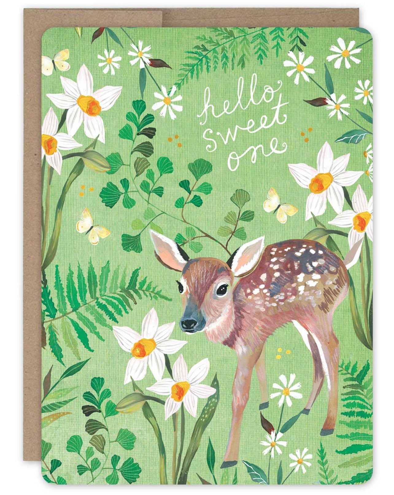 Fawn New Baby Card