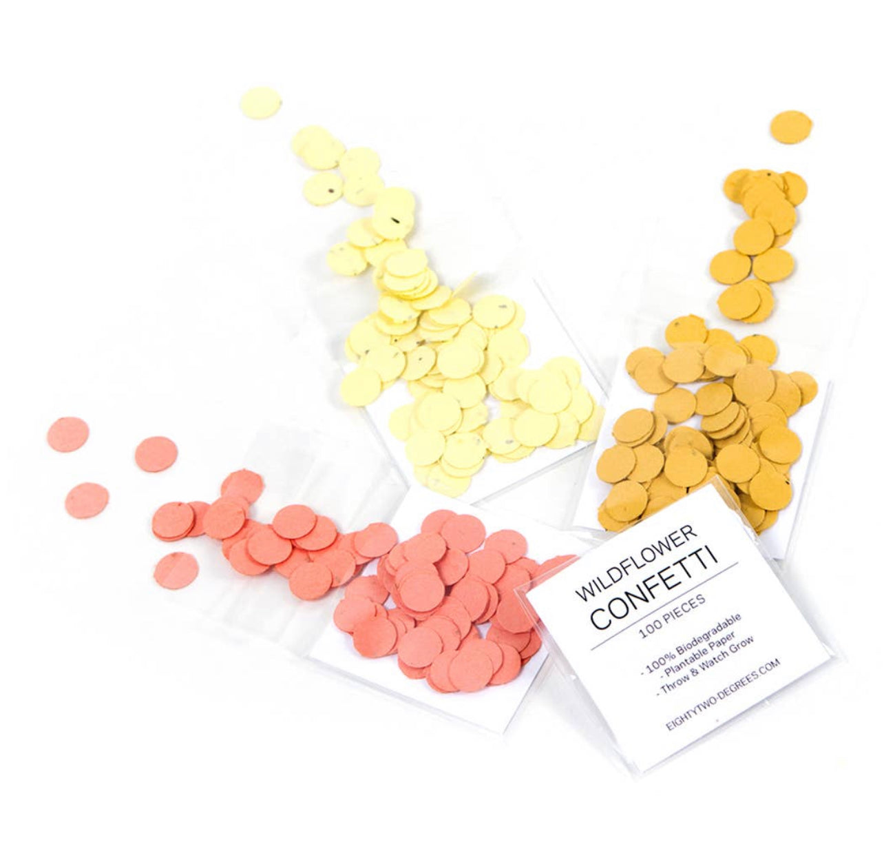 Wildflower Seed Confetti - Coral