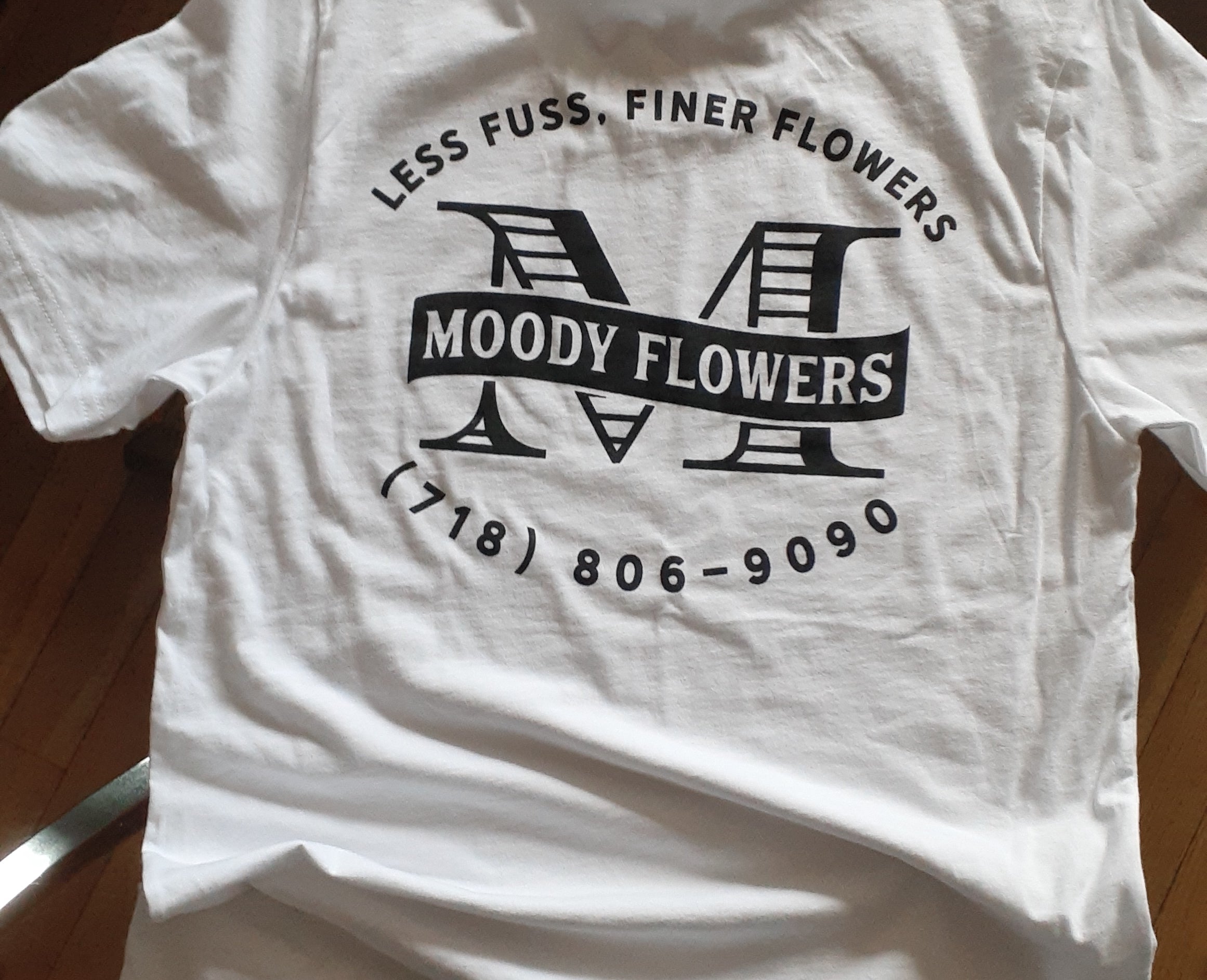 Moody Flowers Cotton T-Shirt